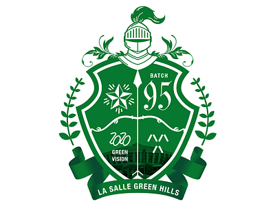 La Salle 1995 design illustration logo vector