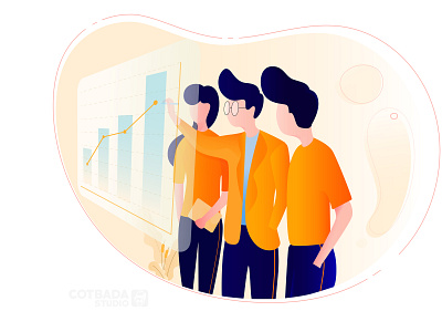 Analytic Data Illustration animation app branding design flat flat illustration ui ux website