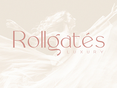 Rollgates Luxury Font branding design font templetes typography