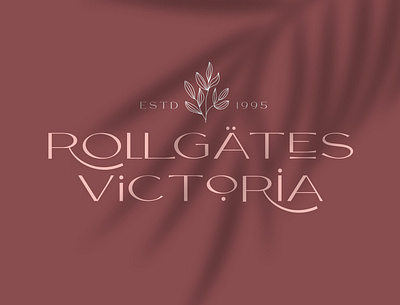 Rollgates Victoria Font branding design logo typography web