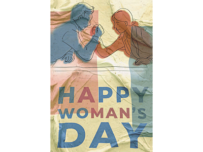 Woman's Day design graphicdesign posrkard