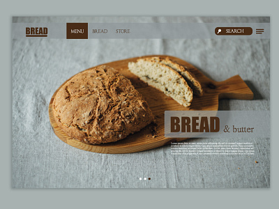 bread branding design graphic graphic design logo typography ui ux web web design