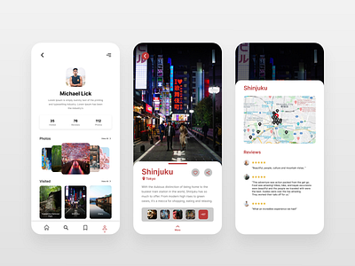 Japan Trave Apps app design figma freelance freelance design freelancer ui