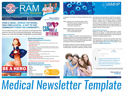 Health and Medical Newsletter Template