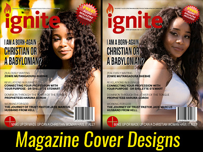 Magazine Cover Design adobe indesign creative creative design flyer illustration marketing personal magazine cover template