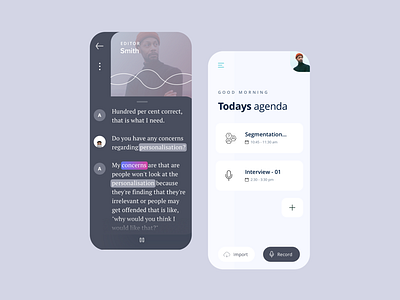 Day planner App design