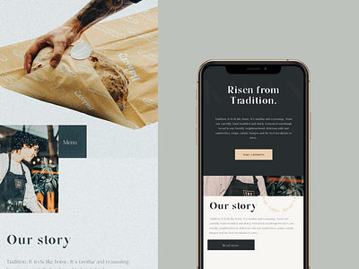 Bakery website design