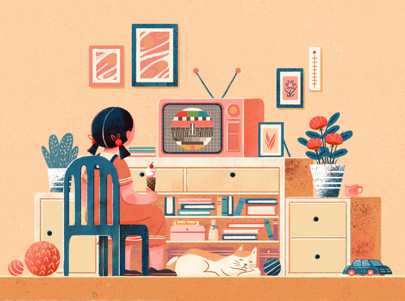 The old days by 曾叙Zeng Xu on Dribbble