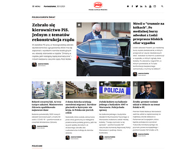 Redesign of pap.pl design figma typography ui ux webdesign