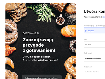 Sign up page design figma typography ui ux webdesign