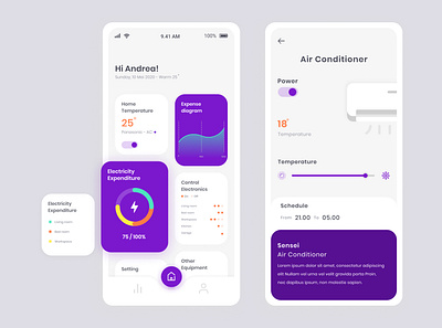 Smart Home App app design smarthome ui ui design ux ux design ux research