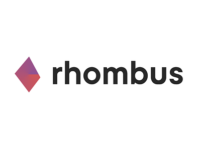 Rhombus Logo branding design flat icon logo minimal