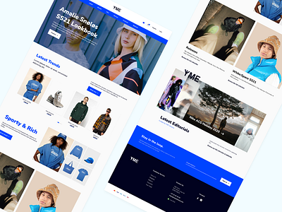 Redesign - YME Universe branding design layoutdesign minimal redesign ui ux webdesign website