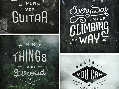 Recent Work handlettering handwriting lettering quotes typo typography