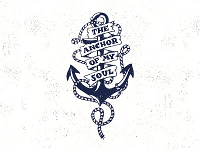 Anchor art design drawing lettering tattoo type typography work