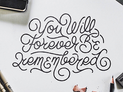 Remembered drawing handlettering handmade lettering type typography