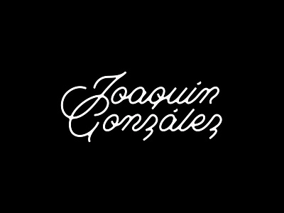 Joaquín González brand branding lettering logo logo design type type design typeface typography