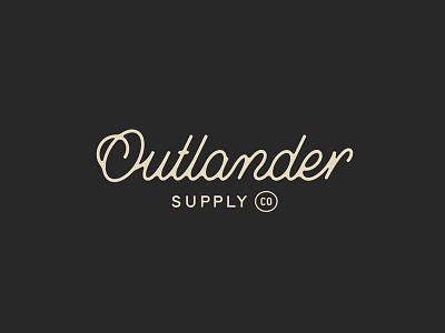Outlander Supply Co. brand branding identity logo logo design vintage