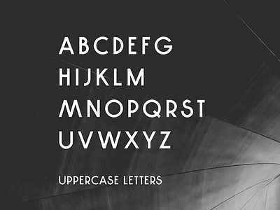 Decor Sans - Uppercase Letters