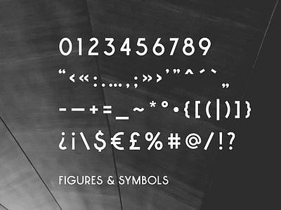 Decor Sans - Figures and Symbols font font design fonts sans sans serif type type design typeface typography