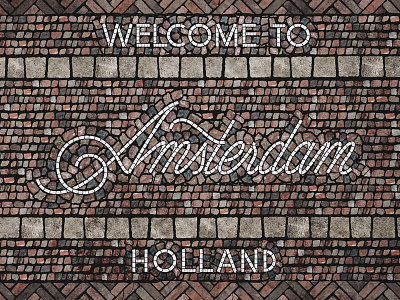 Amsterdam art design draw drawing fauxsaic handlettering handmade letter lettering type typography wip