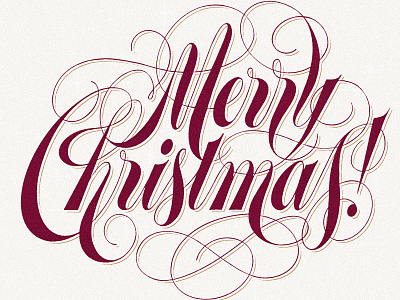 Merry Christmas christmas drawing hand lettering handmade illustration lettering lettering artist letters lubalin merry christmas script type type art type design typography xmas