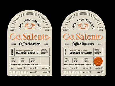 Co.Salento Coffee branding by diggin® studio brand design brand identity branding cosalento design diggin graphic design graphicdesign labeldesign logo maya nicof package design
