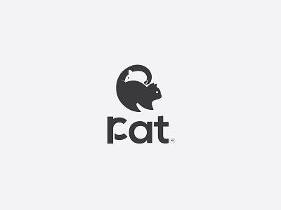 concept logo-rat-cat cat graphic design logocollection logoconcept logodesign logoidea logoinspiration logos logotype rat wordmark