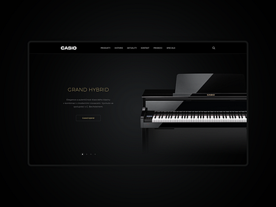 Casio keyboards – responsive online catalogue