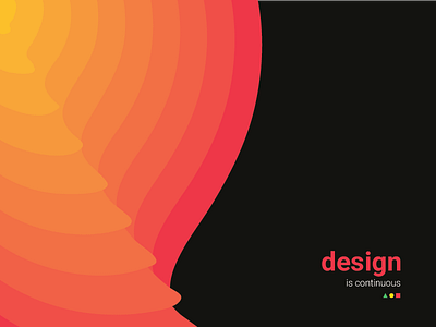New portfolio cover page curves design designportfolio neverending processofdesign