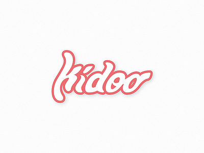 Kidoo - logo (2) 2016 brand branding fun kidoo kids logo mono pantone of the year typo