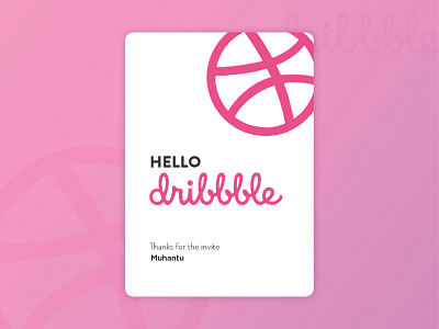 Hello Dribbble