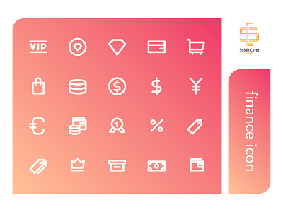Finance Premium Icons app branding clean design flat icon illustration ui ux vector web website
