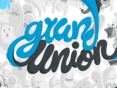 Grand Union illustration illustrator lettering photoshop
