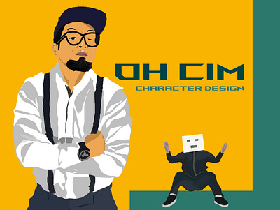 OhCim Character Design character design design illustration music musician