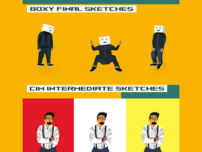 Complete design of OhCim Character Design! characterdesign design illustration music musician