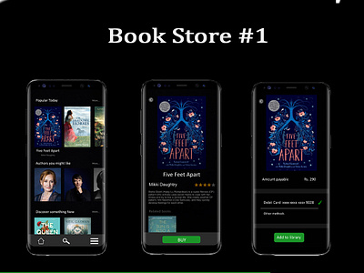 Book Store #1 app design illustration minimal ui ux