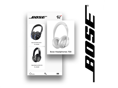 Bose shopping app app bose design headphones mobile app mobile app design online shopping ui ux