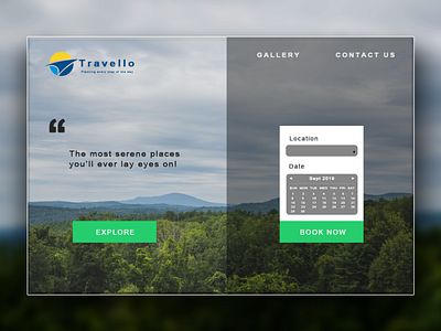 Travello - The Travel Planning Website design photoshop travel travel website ui ux ux design uxui webdesign