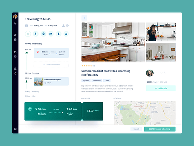 Acomodation airplane apartament booking cards design system flight grid host hotel ios kitchen layout profile real estate schedule settings travel trip user