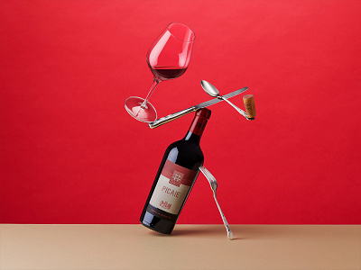 PICAIE balance balanced photography red wine wine bottle wine glass wines