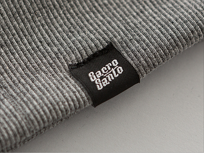 Double face clothing label