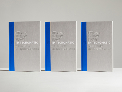 Tecnomatic monograph book brand brand identity branding cover design editorial design monograph