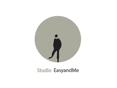 Studio EasyandMe ai bw logo logodesign silhouette studio