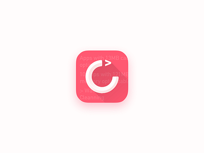 Prompt Cleaner andriod app icon sketch