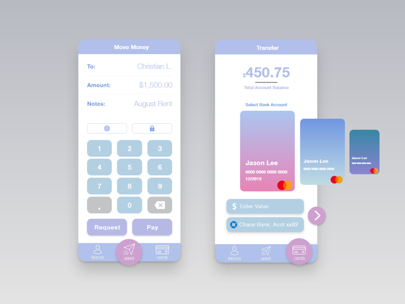 Mobile Payment App mobile design ux ui