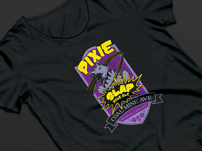 Coal Mine Ave Brewing Company - Pixie Slap Pale Ale apparel design graphic design illustration