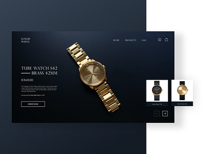 Dribbble Weekly Warm up - Luxury Watches