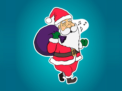 Santa With Bag