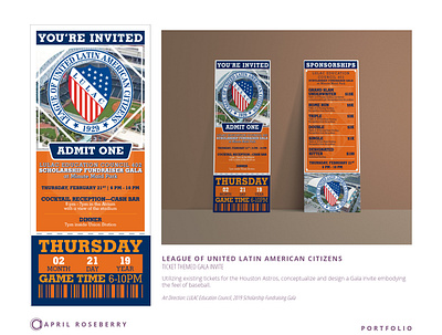 League of United Latin American Citizens Invite invitation design print design typography